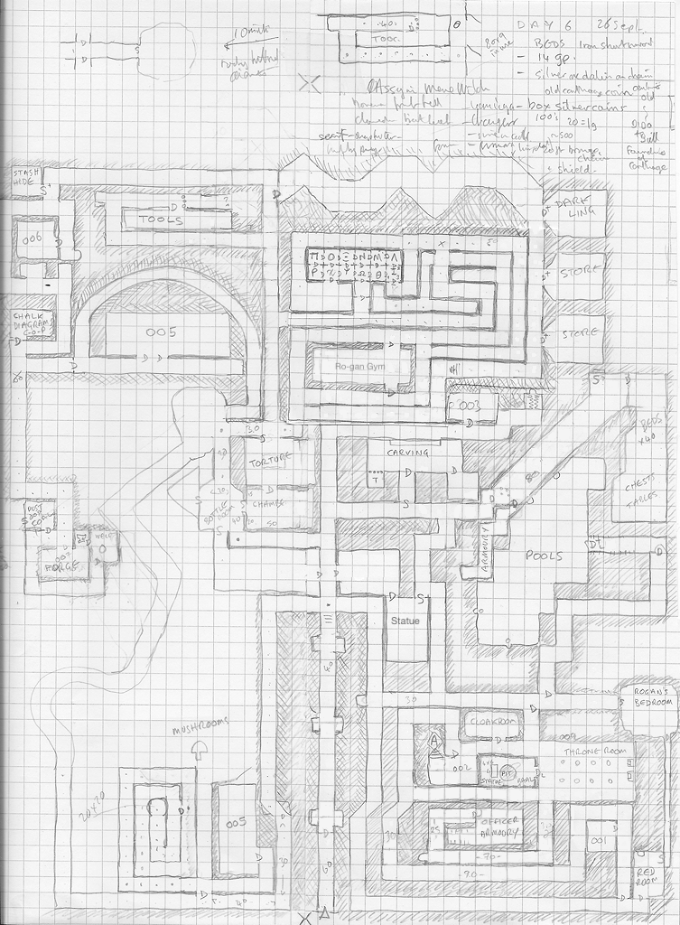 Map of Kaskator Level 1, 1st Expedition, final